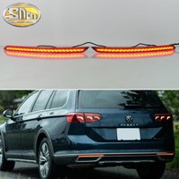 Enquêter arrière canonique 3 en 1 pour Volkswagen Passat B8 2019-2023, feu stop et clignotant, réflecteur de pare-chocs LED