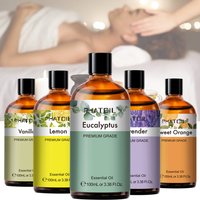 PHATOIL 100ml Natural Essential Oil For Aromatherapy Lemongrass Eucalyptus Lavender Peppermint Fragrance Essential Oils