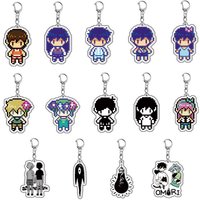 RPG Game OMORI Anime Cosplay Keychain All Characters For Omori Aubrey Kel Hero Sunny And Something