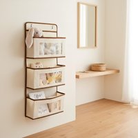 For Student Dormitory Home Use Dorm Bed Hook Hanging Storage Bag No Drill Under Bed Headboard Organizer Bedroom Bedside Rack
