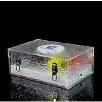 LED Luminous Acrylic Rechargeable Fruit Plate Light-Up Bar Tray for KTV Nightclubs Fruit Serving Dish with Illumination
