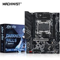 MACHINIST X99 V9S Motherboard LGA2011-3 Support Intel Xeon E5 2680 2690 2650 V4 CPU Processor DDR4 RAM M-ATX 3xNVME M.2 SATA3.0