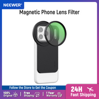 NEEWER 6.9" Magnetic Phone Lens Filter Mount Adapter Backplate Accessories & 67mm CPL Filter Circular Polarizing Polarizer
