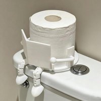 【xxx】3D Printed Tissue Holder Kitchen And Bathroom Toilet Paper Holder Tissue Roll Paper Dispenser Bathroom Decor Accessories