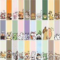 30Pcs/Set Cute Animal Bookmarks Kawaii Cartoon Paper Book Marks Book Reading Page Markers Stationery Gifts for Kids Students