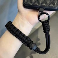 1PC Creative Phone Lanyard Cute Woven Wrist Strap Multifunctional Security Wristban Cellphone Anti-lost Short Rope Portable Keyc