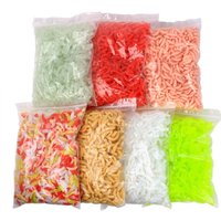 Newest 50Pcs/Bag 2cm 0.3g Bread Worm Silicone Artificial Baits Soft Fishing Lure Hooks Smell Worms Glow Shrimps Fish Lures 2026