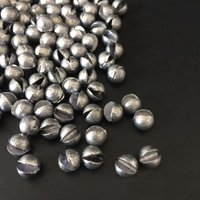 100pcs Solid Round Split Shot Lead Sinker, Fishing Shot Lead for Carp Fishing 0.3g-3g