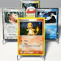 PKM FireRed & LeafGreen(RG) Proxy Game Rare Cards PTCG self-made Charmander Clefable ex Electrode ex Gyarados ex Snorlax Cards