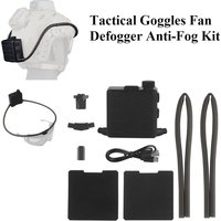 NEUE Taktische Schutzbrille Fan Defogger Anti-Fog Kit Brillen Air Defog für Airsoft Schießen Motocross Skifahren Bergsteigen Klar Visi