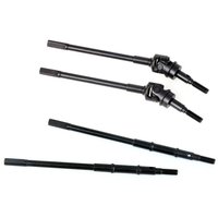 LCX Racing 1/10 RC Crawler Hard Steel AR44 Front Rear Axle Drive Shaft Upgrades Parts Accessories for Axial SCX10 II 90046 90047