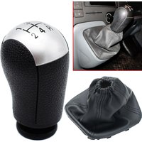 Black Stitch Gear Stick Gaiter For Ford Transit Van MK7 Shifter Lever Knob Gaitor Boot Cover Pu Leather Retaining Frame Case