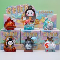 Anime Hayao Miyazaki The Elves Of Ghibli Series Blind Box Resin Material Desktop Ornament Toys Model Mystery Box Periphery Gifts