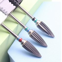 Nail Art Drill Bit Stainless Steel Cone Tools Gel Removal Polishing Cuticle Clean Machine Nail Art Grinding Head Tools