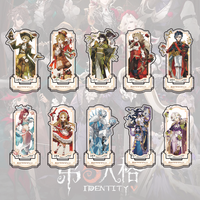 Identity V 8th Anniversary Acrylic Stand Coordinator Mercenary Seer 10cm Standee Desk Decor Birthday Gift For Fans Keychain