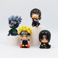 HOT Funny Naruto Anime Figure Uzumaki Naruto Kakashi Uchiha Sasuke Itachi Cute Toys Q Figurals Action Figurine Model Toy