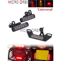AliExpress Micro dream Motorcycle Taillight LED Auxiliary Brake Lamps Running Tail Lights Rear Lamp Universal For Harley Cafe Honda Suzuki Racing Bike