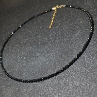Bohemia Black Crystal Beads Choker Necklace For Women Vintage Rope Chain Neckace Fashion Jewelry Wholesale