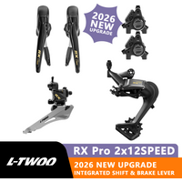 LTWOO RX Pro 2x12 Speed Road Bike Groupset Hydraulic Disc Brake 24S Racing Bicycle Shifter Lever Rear Derailleur Complete Set