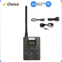 HDR-831 Portable Stereo Digital FM Transmitter Mini Radio Station with Mic Audio Launch 500 Meters Slot AUX IN Microphone Input