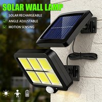 Outdoor Motion Sensor Solar Light Rechargeable 1/4/6 COB Solar Wall Lights Waterproof Emergency Street Garden Porch LED Lightin