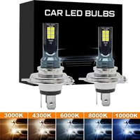 2Pcs Super Helle H4 H7 Led-lampe Auto Scheinwerfer Motorrad H1 H3 H8 H9 H11 Auto Nebel Lampen 9005 9006 HB3 HB4 Licht 12v 24V 80W
