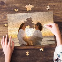 35/300/500/1025 Stück personalisiertes individuelles Fotopuzzle Freund hochladen Foto für individuelles Puzzle einzigartiges Geschenk für Familie Freunde Spe