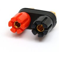 1/2/5pcs Banana Plugs Couple Terminals Red Black Connector Amplifier Terminal Binding Post Banana Speaker Plug Jack C5