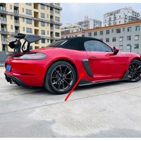 Body Kits Styling Full Carbon Fiber Side Vents For 16 - 19 Porsche 718 Boxster S T GTS 2.0T 2.5T Car Accessories Side Air Vents