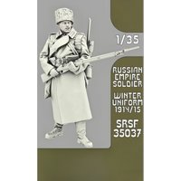 1/35 resin unpainted model kit, military theme, Russian Army Infantry winter unassembled and unpainted GK, 1474R