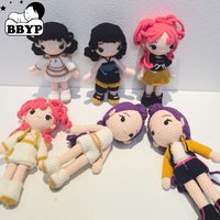 Handmade Knitting Doll Crochet Pop Zoey dolls Crochet Dolls For Home Accessories Craft Toy Ornaments