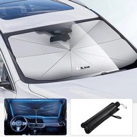 For Hyundai N i10 i20 i30 i40 ix25 ix35 ix55 Tucson Sonata Santa-Fe Paalishde Car Windshield Sun Shade UV Ray Reflector Umbrella
