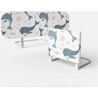 80cm 1-Side Foldable Bed Rail Guard for Kids Bed Guardrail Safety Child Portable Barrier Bed Protection for Baby Protective Side