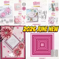 2026 New Photopolymer Stamp Metal Cutting Dies For DIY Scrapbooking Crafts Maker Photo Album Template Handmade Decoration