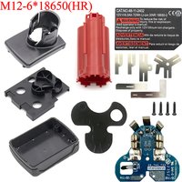 For M12 Battery Plastic Case PCB Circuit Board Label For Milwaukee 12V 10.8V 48-11-2411 Li-ion Battery Box Housing 6Ah Sticker