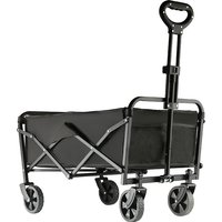 Heavy Duty Large Capacity Folding Wagon Outdoor Portable Beach Garden Pull Trolley Collapsible Shopping Utility Camping Cart