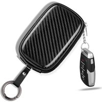 Carbon Fiber Universal Key Fob Bag Pouch Protect Your Belongings from EMF RFID Car RFID Signal Blocking Key Fob Protector