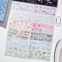16sheets/lot Kawaii Stationery Stickers Star dust dot matrix Diary Decorative Mobile Stickers Scrapbooking Craft Stickers