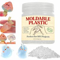 Transparent Thermoplastic Pellets, Reusable Moldable Craft Granules for Temporary Repairs, DIY & Creative Handcraft Projects