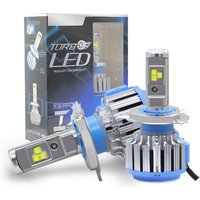 T1 LED Car Headlight Bulbs H4 Hi/Lo Beam Ultra Bright Lights Universal Car Accessories Retrofit with Strong Penetration