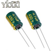 20PCS 450V 4.7UF Electrolytic Capacitor 4.7UF 450V 8X12MM Aluminum Electrolytic Capacitor