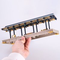 Ho Simulation European-Style Station Platform 1:87 Diy Model Making ABS Plastic Toys for Diorama/Collection Assembly Required