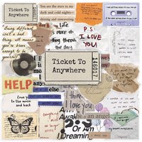 50 PCS Vintage English Scrap Creative Text Stickers Transparent Waterproof Stationery Decorate Water Cup Scrapbook Phone Decals
