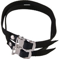 Nylon Adjustable Exercise Bike Pedal Toe Straps Metal Buckle Secure Effective Length Exercise Bike Pedal Effective Length Width