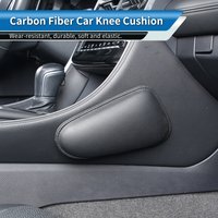 Leather Car Knee Cushion Knife Shaped Knee Protective Pad Auto Interior Accessories