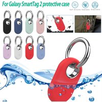 Compatible for Galaxy SmartTag 2 Case with Keychain - Soft Protective Cover, Scratch-Resistant Locator Tag(Devices Not Included)