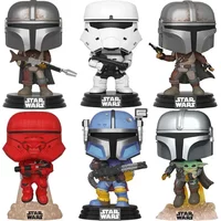 NEW FUNKO STAR THE MANDALORIANs #326 WARS Mandalorians with Gun #330 #345 with The Child #402 Vinyl Action Figure Dolls Toys