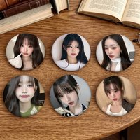 Korean Group K-pop Wonyoung Round Badges Can Be Used To Decorate Clothes And Backpack Pins