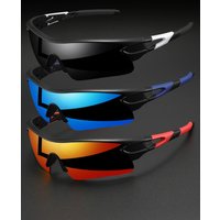 AliExpress Men's UV Protective Sports Eyewear - Lightweight Full-Cover Lens, Unisex Wrap-Around for Cycling, Hiking & Daily Use
