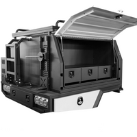 Custom Aluminum Ute Tray and Canopy Dual Cab 4x4 Pickup Truck Heavy Duty Storage System